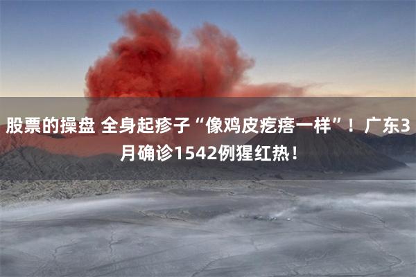 股票的操盘 全身起疹子“像鸡皮疙瘩一样”！广东3月确诊1542例猩红热！
