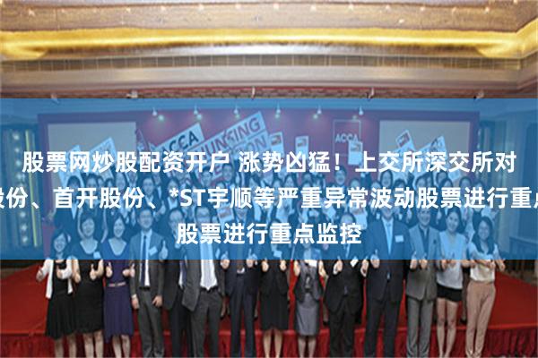 股票网炒股配资开户 涨势凶猛！上交所深交所对天普股份、首开股份、*ST宇顺等严重异常波动股票进行重点监控